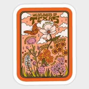 Texas Wildflowers Sticker